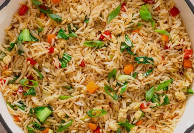 H.  Mixed Vegetable Stir Fried Rice 