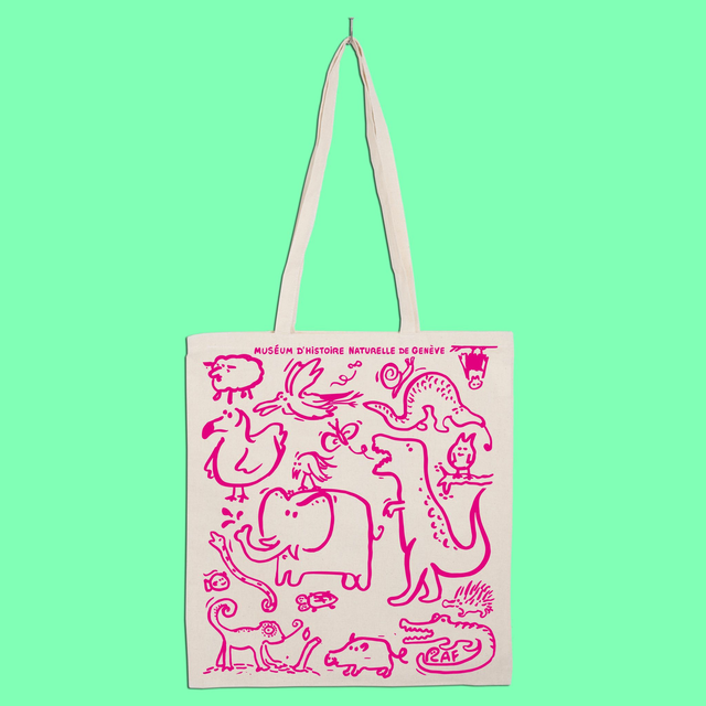 tote bag animal rose