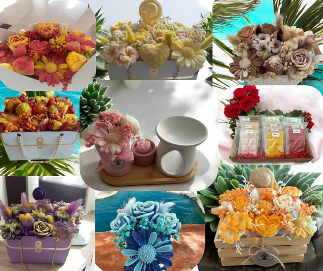 Bouquet de Fondants parfumés sur commande uniquement