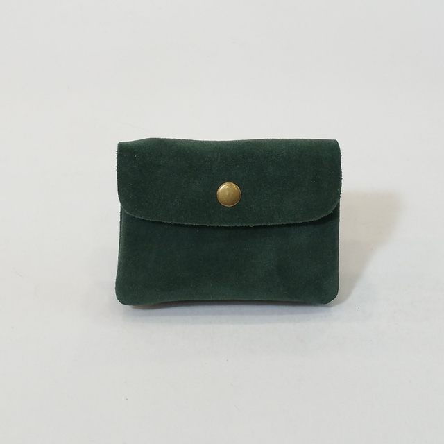 Porte monnaie cuir daim