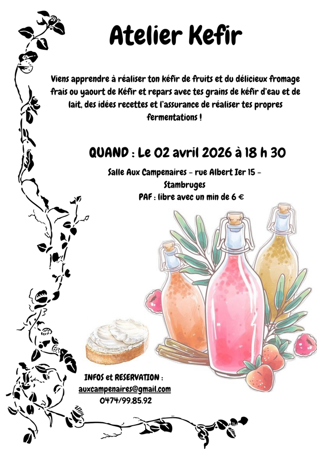 Atelier Kefir - 02 avril 2026
