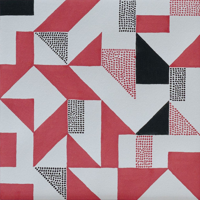 Peinture "Petite composition hasardeuse no. 1" - 20 x 20 cm