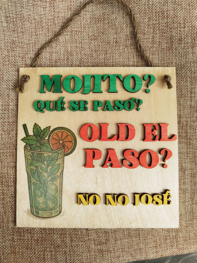 Plaque déco Mojito