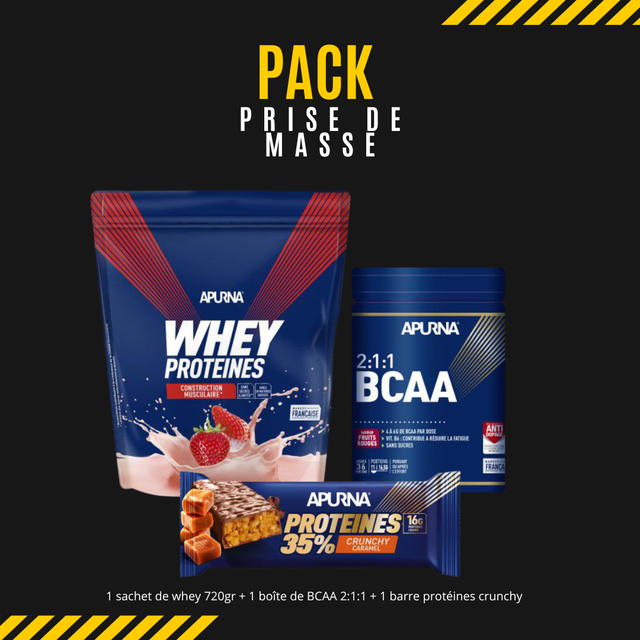 Pack Prise de Masse – Nutrition et performance (sportifs)