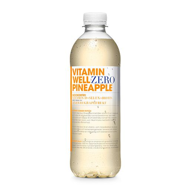 Vitamin Well Zero Pineapple 500 ml