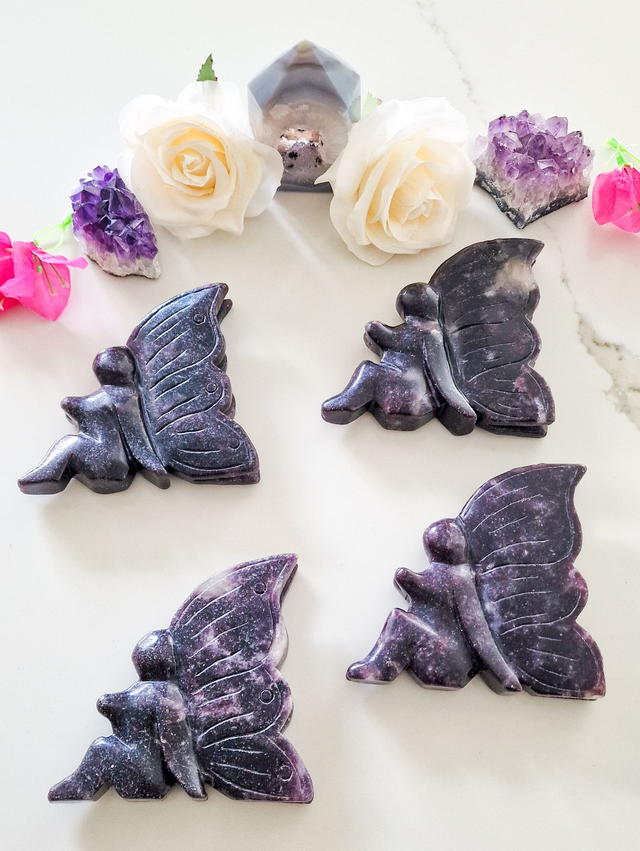 Fairy (Large) : Lepidolite 