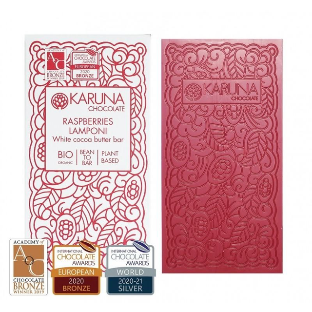 Karuna Vegan White with Raspberry