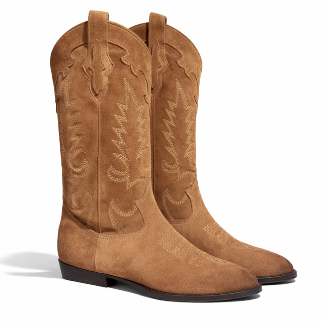 TEXAN boot - suede camel 