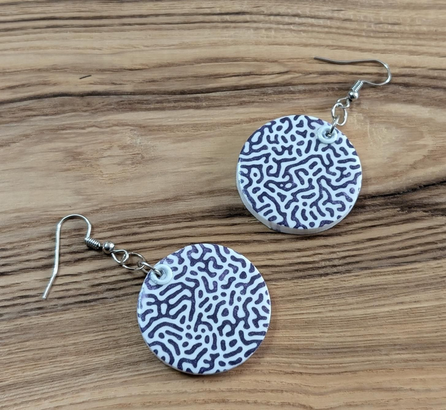 Boucles d'oreilles pâte polymère  1