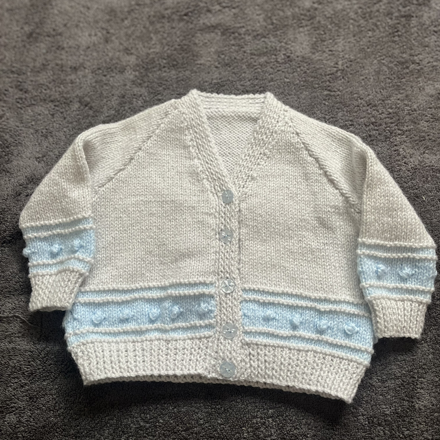 Grey sparkle with blue band 2-3years 