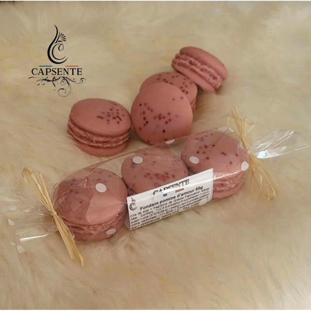 Ballotin de 3 Macarons Senteur Pomme d&#039; Amour