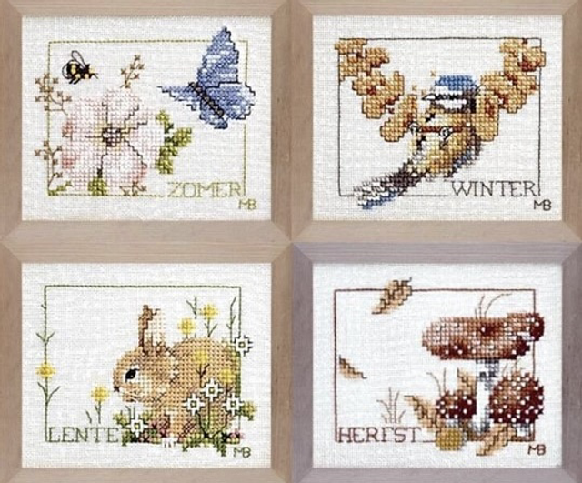 Lanarte Four Seasons Counted Cross Stitch 
