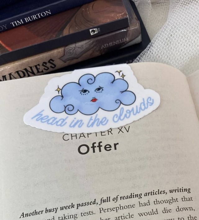 Head in the Clouds Magnetic Bookmark