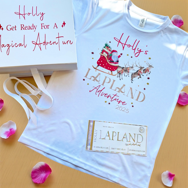 Lapland trip surprise reveal reveal Box