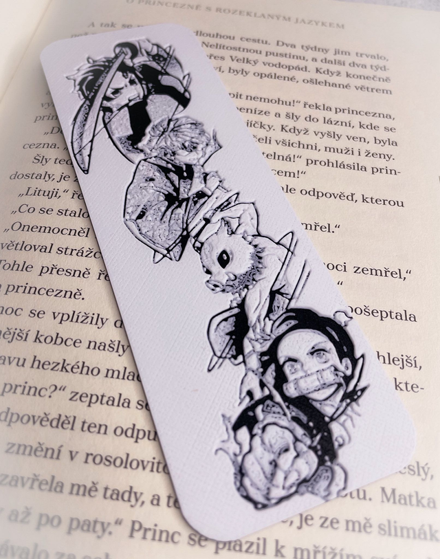 Záložka Anime Demon slayer