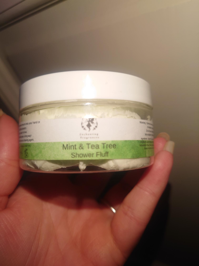 Shower Fluff - Mint &amp; Tea Tree 