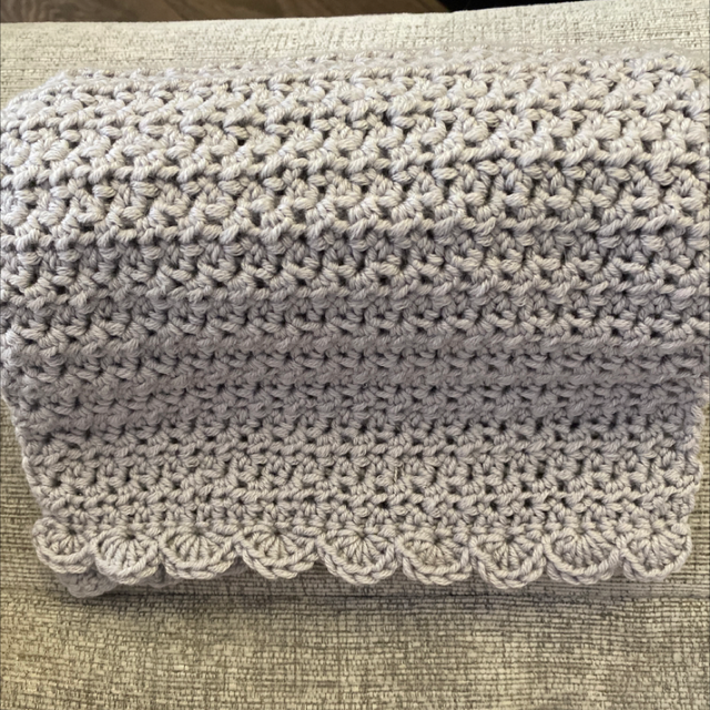 Scarf Grey Cashmere &amp; Silk 