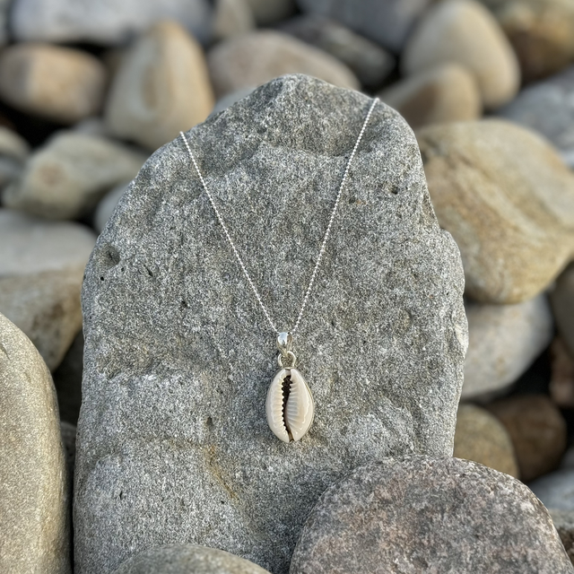 Sterling Silver Cowrie Necklace