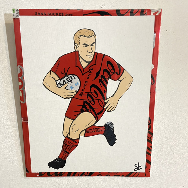 Tableau rugbyman 