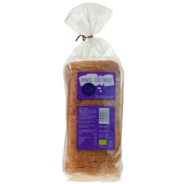 Nur Pur Bio Dinkel Toastbrot
