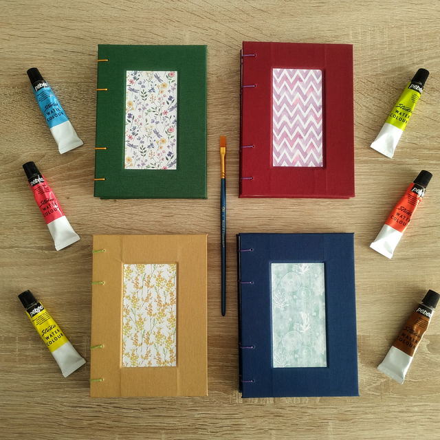 Carnet d'artiste A6 multitechnique (aquarelle, dessin...)