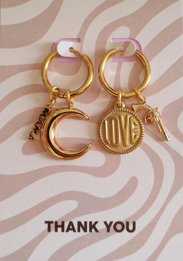 Boucle d'oreille ronde