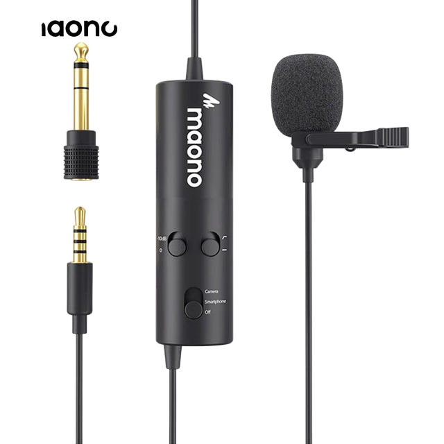 Microfono Lavalier Micropho PB Output Jack AU-103