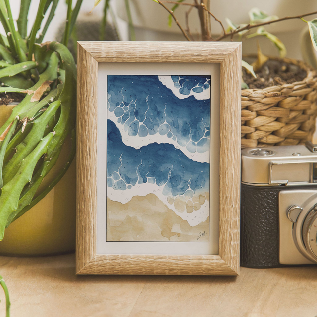 Carte postale - Bord de Mer - Bleu