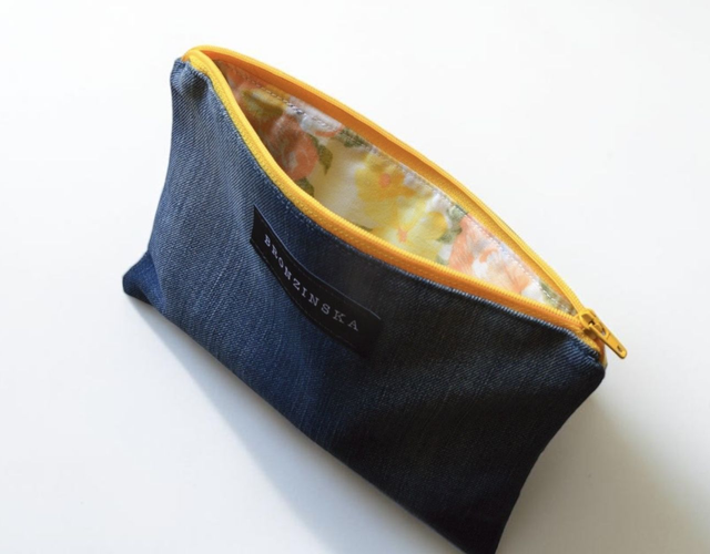 Small patchwork pouch