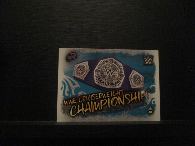 WWE Cruiserweight Championship - Championship Slam Attax Live Original Trading Card #369
