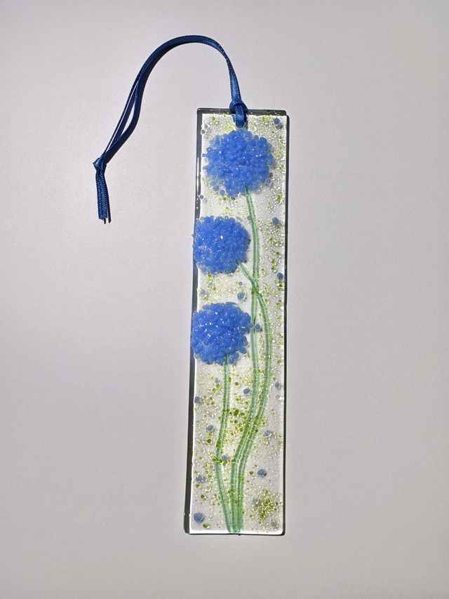 Cobalt Blue Allium Suncatcher