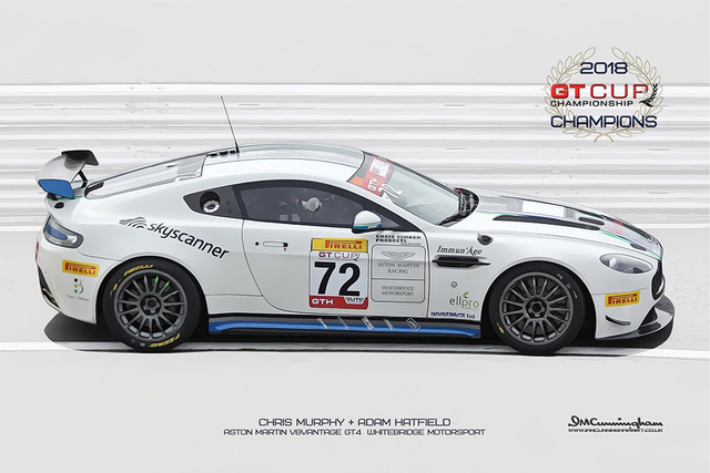 C181101 Aston Martin V8Vantage GT4 GT Cup 18 #72 Snetterton C - 2018 Champions