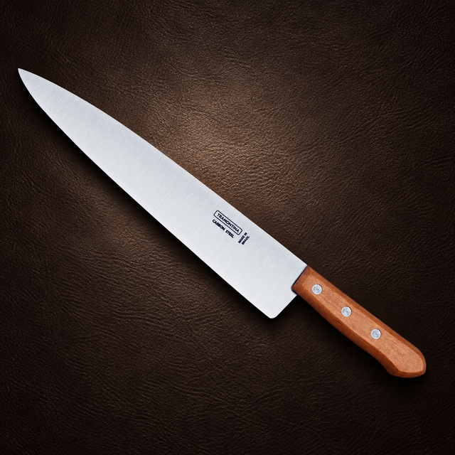 Faca Peixeira Bruta Churrasco 12 Pol Aço Carbono Tramontina