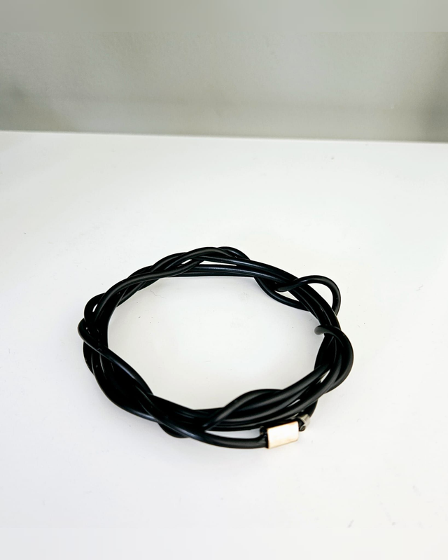 Unisex Black Metal Braided Bracelet Unique ECO Handmade