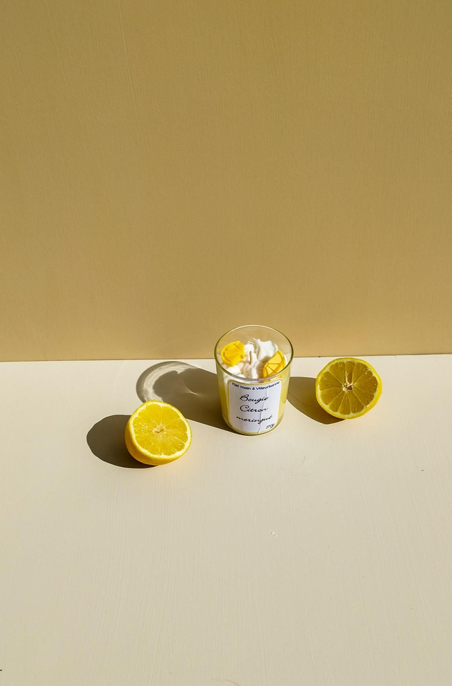 Bougie citron meringué 170g