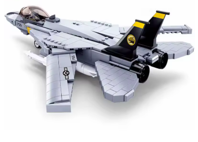 Bouwblokken set Militair - F14 Tomcat (404 blokjes)