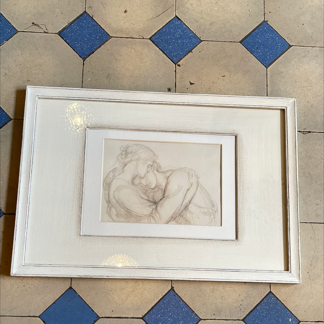  Zeichnung Druck  „The bless damozel“