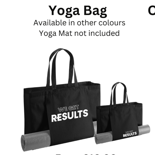 We Get Results Yoga Tote Bag (Herbalife Members Only)