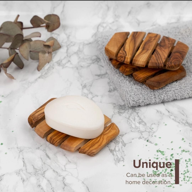 Porte savon bois d'olivier