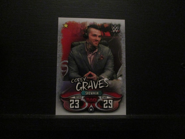 Corey Graves - Raw Slam Attax Live Original Trading Card #94
