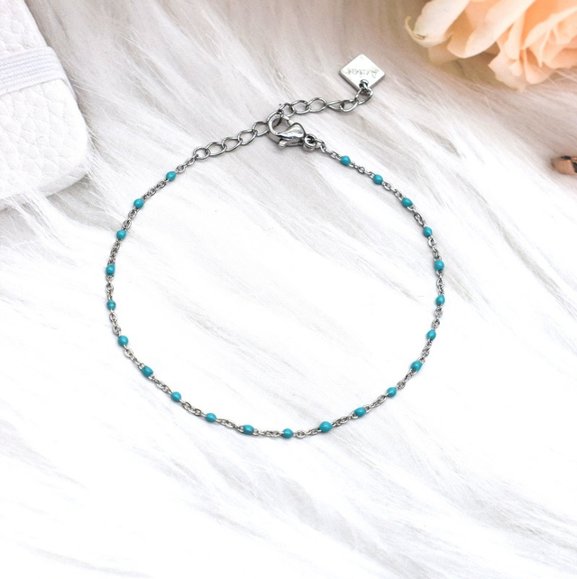 Bracelet inspi " GIGI " argenté 