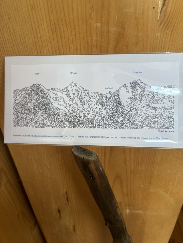 Panorama Karte Jungfrau A6/5 Furrer
