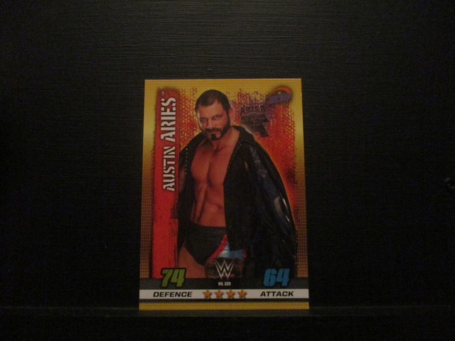 Austin Aries - W 205 Live Slam Attax 10th Edition Original Trading Card #228