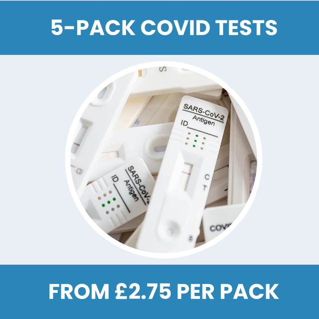 5-Pack Flowflex SARS CoV-2 Rapid Result Antigen Covid Tests