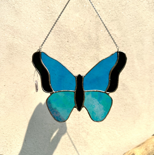 Papillon Morpho (bleu)