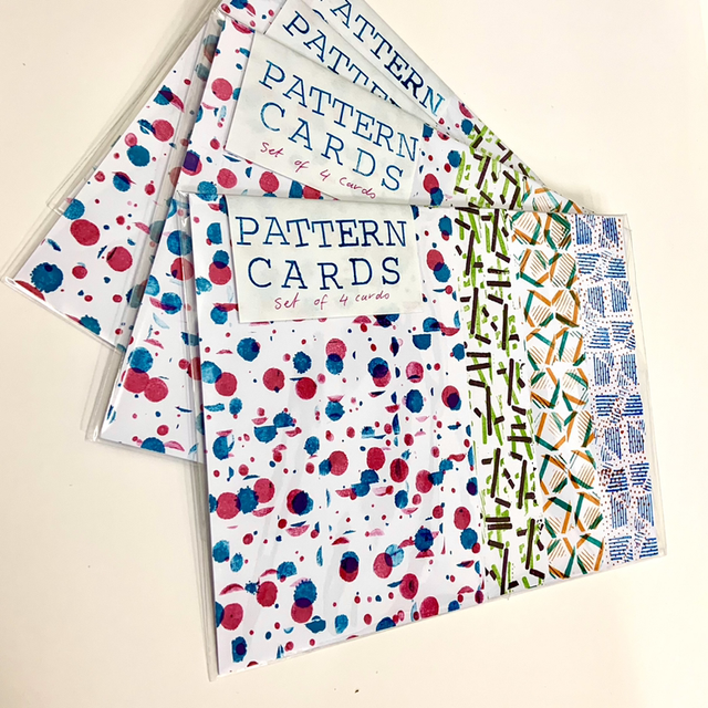 PatternCards (set of 4)