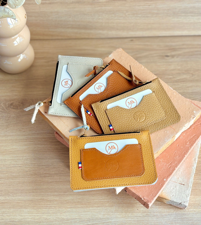 Porte cartes-Porte monnaies Fauve