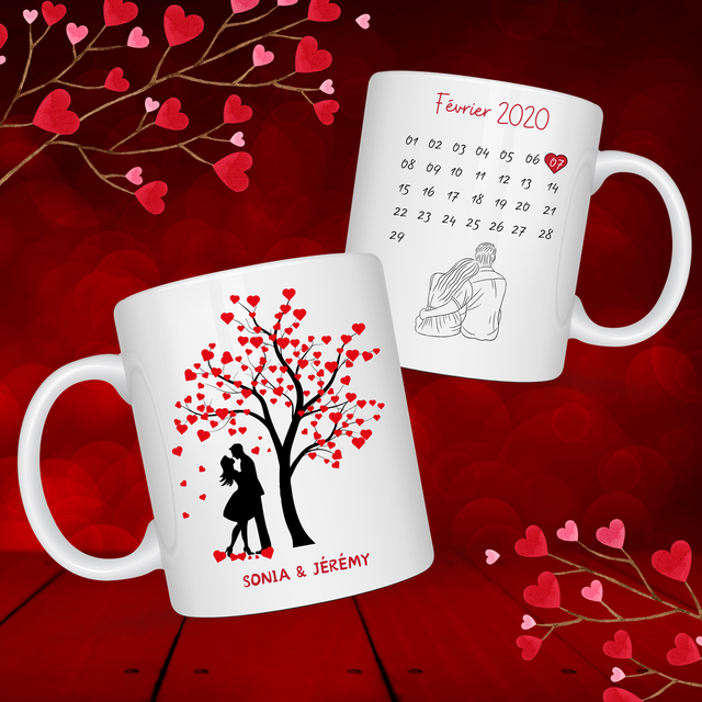 Tasse personnalisée couple