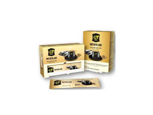 Trung Nguyen G7 Gold Motherland Instant Coffee 14 X 18 G Sachets