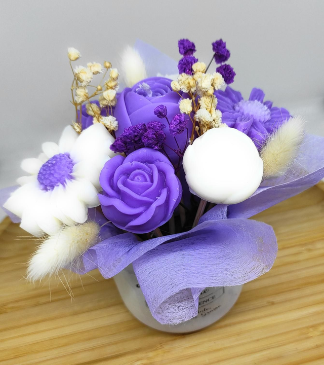 Bouquet de fondants parfum lavande 